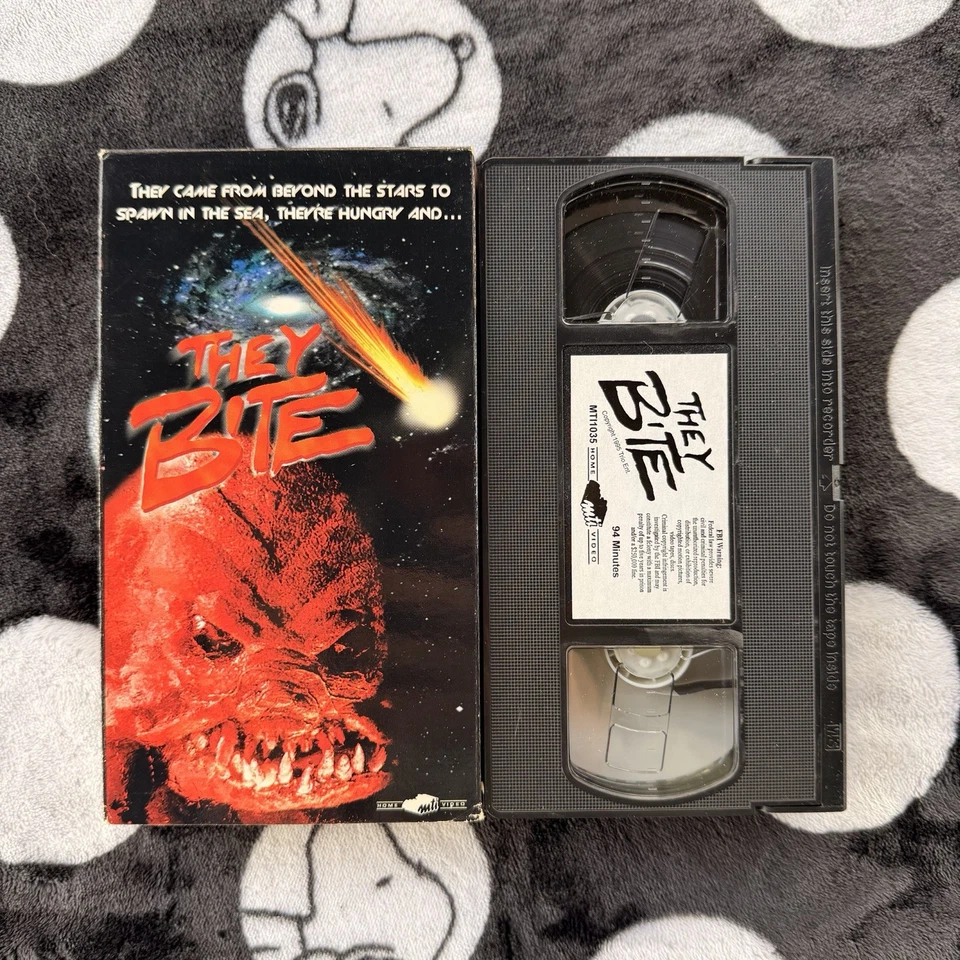 They Bite RARE VINTAGE MTI VHS RON JEREMY CHRISTINA VERONICA HORROR SOV GORE - Image 1 of 1