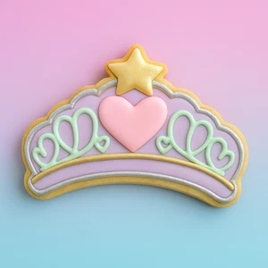 8cm Tiara Crown Cookie Cutter - Picture 1 of 4
