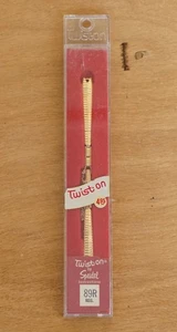 Quality Vintage Twist On Speidel Wrist Watch Band Strap Gold C-Ring Clasp 485 - Bild 1 von 3