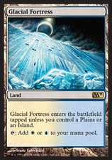 MTG 1x FOIL Glacial Fortress Magic 2011 NM