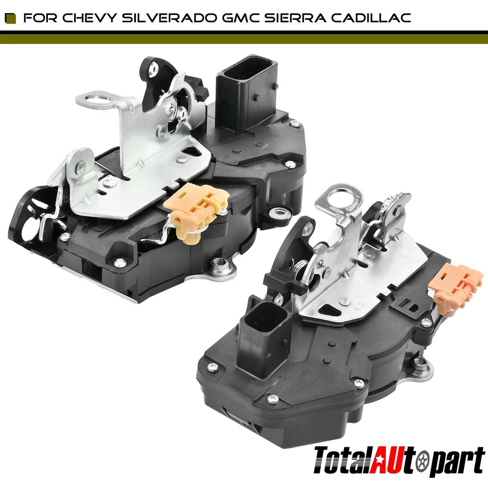 2x Actuador de bloqueo de puerta para Chevy Silverado 1500 GMC Sierra Cadillac delantero derecho y derecho Foto 1 de 4