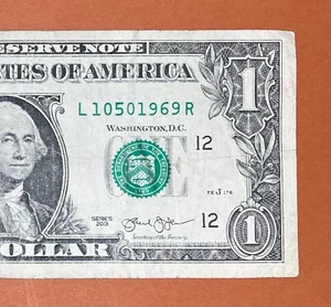 January 6, 1969 (L 10501969 R) Birthday Note $2 Two Dollar Bill ( 1 _ 5 _ 1969 ) - Picture 1 of 3