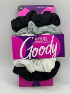Goody Ouchless Ponytail Holders Black White and Gray - Picture 1 of 2