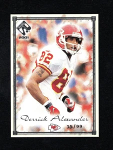 2001 Pacific Private Stock Silver Derrick Alexander /99 Kansas City Chiefs #45 - Picture 1 of 2