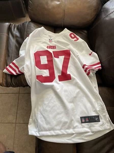 Nick Bosa White San Francisco 49ers Player Game JerseySize XL Mens Nike #97 - Picture 1 of 6