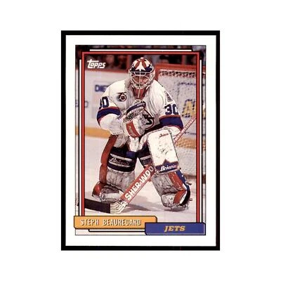 Stephane Beauregard 1992 Topps #62 Hockey Cards Hockey Card NM - Image 1 of 3