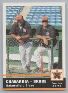 Dave Chavarria Bob Skube 2005 Grandstand Bakersfield Blaze
