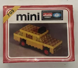 SELTEN versiegelt Neu aus altem Lagerbestand Jialih Hobby Mini Lego-ähnliches Bauset #703 Made in Taiwan - Bild 1 von 8