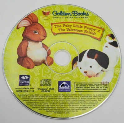 Golden Books: The Poky Litle Puppy & The Velveteen Rabitt ~ Educational CD-Rom - Image 1 of 2