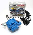 Sbf Ford 289 302 Hei Ignition Blue Cap Distributor & Moroso Race Wires 135*