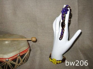 Amazonisches handgefertigtes Açaí & Morototó Samen Armband mit Holzspänen - Bild 1 von 1