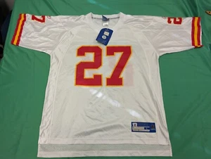 Kansas City Chiefs Larry Johnson Vintage Reebok White Jersey Size Large NWD - Picture 1 of 13