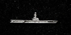 USS INTREPID CV-11 CVA CVS US NAVY HAT LAPEL PIN NEW YORK NY WING ASW * NR W156 - Picture 1 of 12