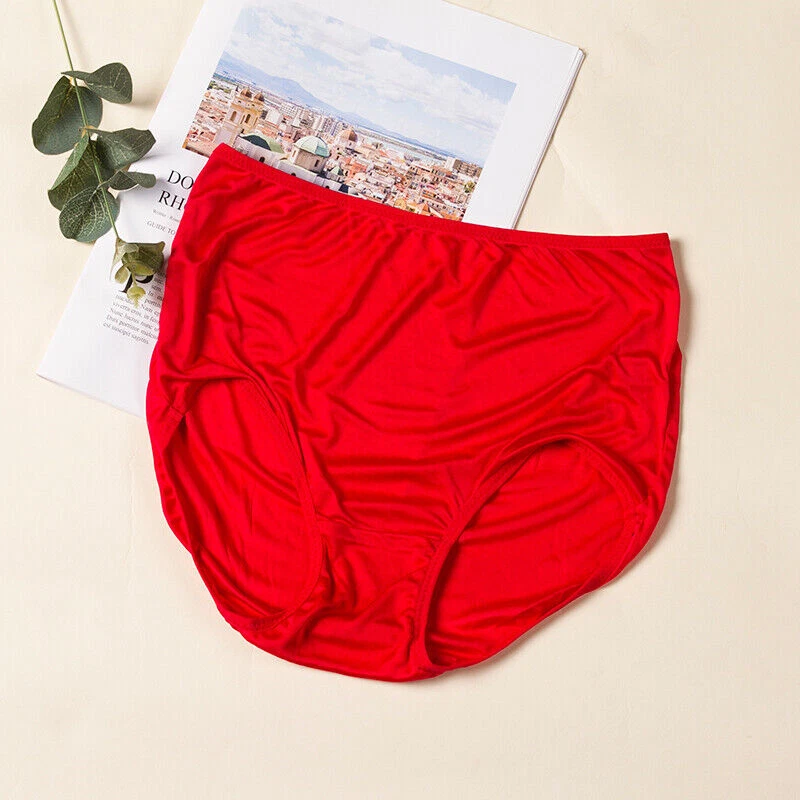 3件装/套装桑蚕丝内衣女式内裤大码真丝女士内裤 — 第 1/4 张图片