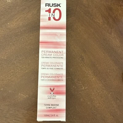 Color crema permanente RUSK en 10 diez minutos 3,4 oz 100 ml 8G rubio dorado claro Foto 1 de 4