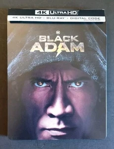 Black Adam 4K Best Buy Exclusive Steelbook (4K Ultra + Blu-ray) No Digital - Picture 1 of 4