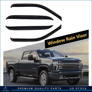 For Chevy Silverado GMC Sierra 1500 2500HD 3500 Crew Cab 2001-2006 Window Visors - Picture 1 of 16