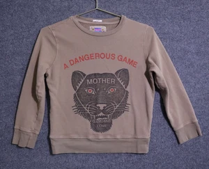 Mother Sweatshirt Womens Small Brown Milk Chocolate ROAR A Dangerous Game EUC - Bild 1 von 6