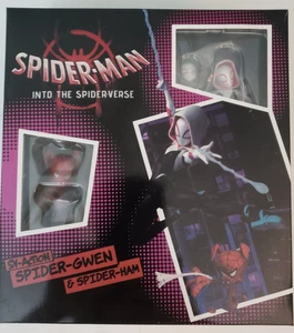 Spider-Gwen & Spider-Ham SY-Action Figures | Into the Spider-Verse Box Set NEW - Picture 1 of 6