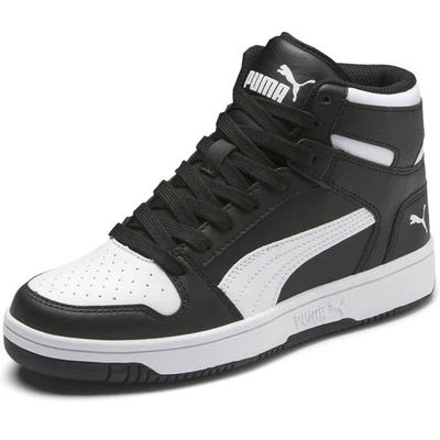 Puma - Big Kids - Rebound Layup SL Jr Shoes Black/White (370486-01) Size 4C - Image 1 of 4