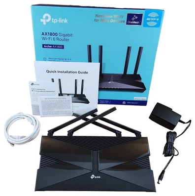TP-Link (AX1800) Archer AX21 Dual-Band WiFi 6-Router V4 Wireless Internet Router - Image 1 of 4