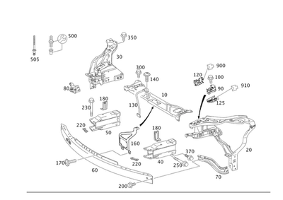 Genuine Mercedes-Benz Absorber 212-620-08-95 Foto 1 de 2
