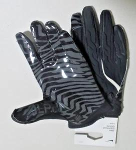 Nike Superbad Football Gloves Men's MEDIUM NFL Black/White "BRAND NEW" - Picture 1 of 2