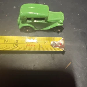 1930s Barclay Slush Toy Coupe Car green 2" - Picture 1 of 6