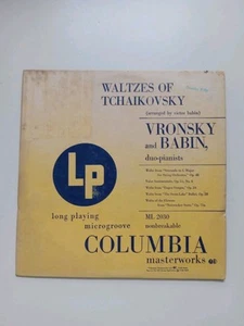 Vronsky and Babin - Waltzes of Tchaikovsky; Columbia Masterworks, ML 2030 10" LP - Picture 1 of 4