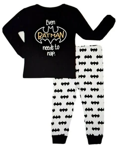 DC Batman Niño Pijama Niño Pequeño Juego de 2 piezas LS Nuevo con etiquetas Talla 18 m Mes Negro, Blanco - Imagen 1 de 3