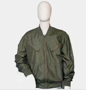 CPT by Cockpit USA Men’s Green Nylon Military Pockets Zip Jacket Size L - Picture 1 of 12