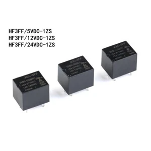Mini relés 10A 5 pines HF3FF-JQC-3FF- 005 012 024-1ZS 5V 12V 24VDC relés de alimentación - Imagen 1 de 6