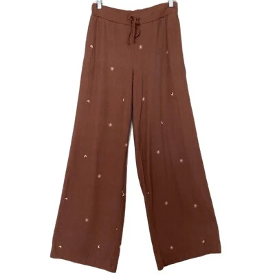 Abercrombie & Fitch Gilly Hicks Salón Pijama Óxido Cordón Cintura Pantalones Talla M Foto 1 de 4