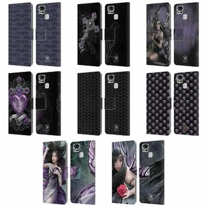 OFFICIAL ANNE STOKES DARK HEARTS LEATHER BOOK CASE FOR ASUS ZENFONE PHONES - Picture 1 of 7