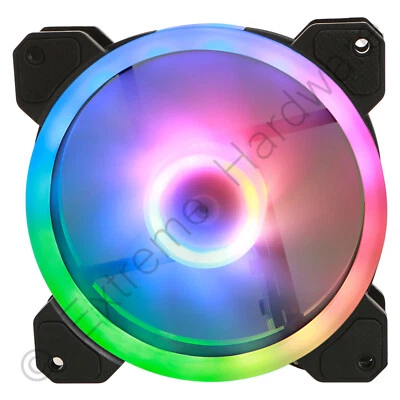 Gelid Solutions Stella 120mm Dual Ring ARGB LED 120mm PWM Fan with 24 ARGB LEDs - Image 1 of 4