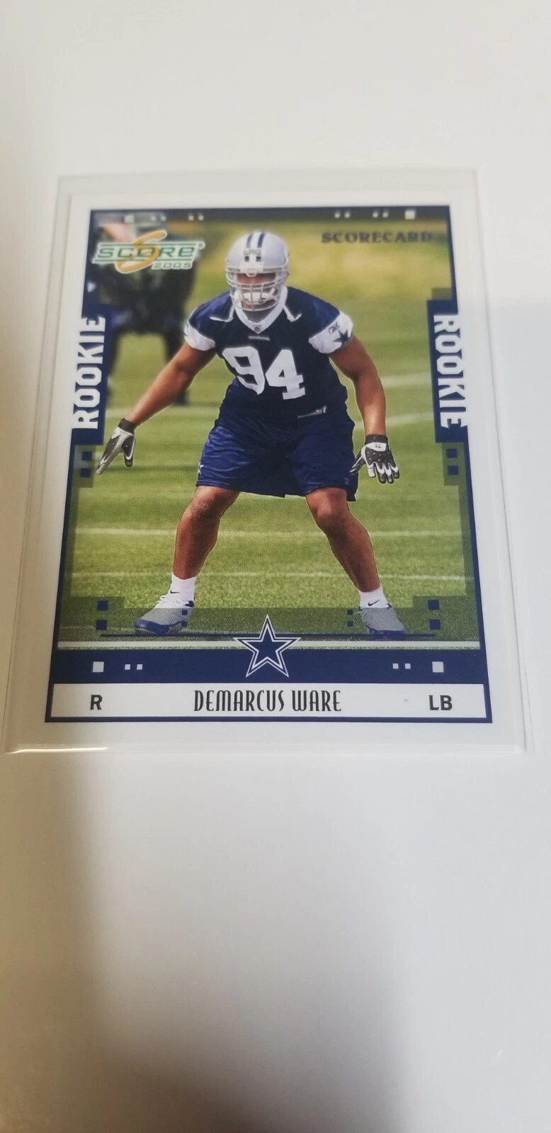 DeMarcus Ware 2005 Score SCORECARD ROOKIE #ed 415/599 DALLAS COWBOYS