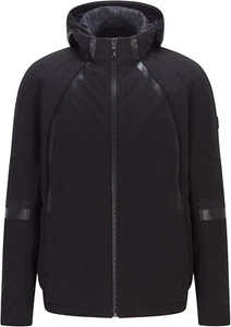 New HUGO BOSS black AJ BXNG Athlesire sports gym track jacket coat Large £420 - Picture 1 of 12