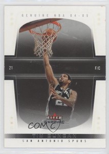 2004-05 Fleer Genuine Reflections /100 Tim Duncan #79 HOF