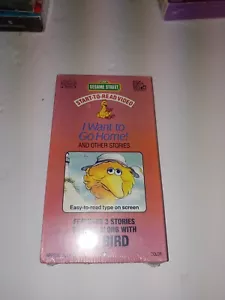 Sesame Street Start-To-Read Video - I Want to Go Home! 1987 VHS Big Bird reading - Picture 1 of 5