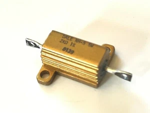 DALE NH-5 2K OHM 1% 5W METAL CLAD POWER RESISTOR MILITARY SPEC fd7d32 - Picture 1 of 2