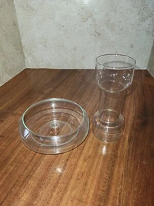 Pyrex Clear Glass Floating Candle Centerpieces - Picture 1 of 9