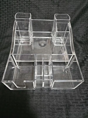 Bandeja de cosméticos de maquillaje de acrílico transparente Caboodles Twin Tower Foto 1 de 2