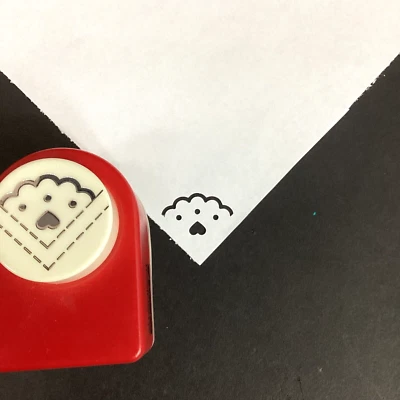 All Night Media-Corner Paper Punch-Scalloped Heart-Red-Craft Journal Scrapbook Foto 1 de 4