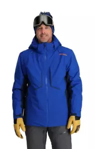 Spyder Primer Electric Blue Ski Jacket Waterproof Insulated Mens XXL $349 - Picture 1 of 15
