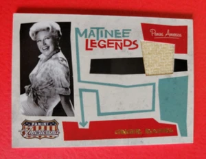GINGER ROGERS WORN SWATCH MATERIALS RELIC CARD #d217/499 2011 AMERICANA LEGENDS - Picture 1 of 2