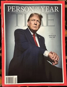 DONALD TRUMP  TIME PERSON OF THE YEAR  Time Magazine December 2024 - Picture 1 of 2