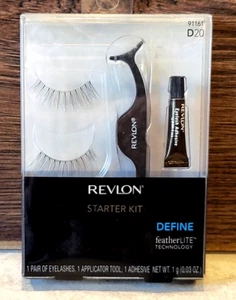 Revlon 91161 D20 ~ Define ~ starter kit 1 pair false eyelashes, tool, adhesive - Picture 1 of 3
