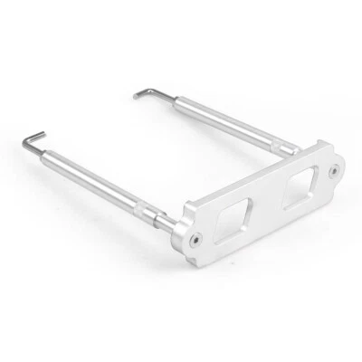 Battery Tie Down Kit Hold Down Rod w/ Tray For Honda Civic/CRX Acura RSX Silver — 第 1/4 张图片