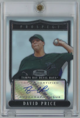 David Price 2007 Topps Bowman Sterling Prospects Tampa Bay BSP-DPP 22310 - Image 1 of 2