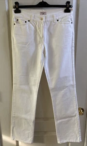 Jeans donna vintage Paul Smith bianco morbido cotone taglia 6, Made in Italy - Foto 1 di 6